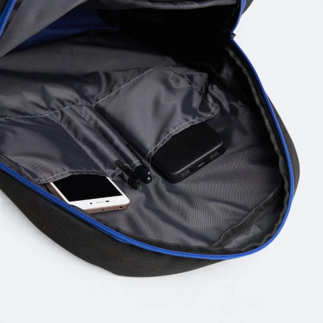 GBM9045 Oryxo Laptop Backpack Blue Interior Gbm9045 oryxo laptop backpack blue interior view