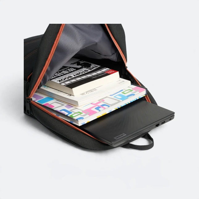 GBM9045 Oryxo Laptop Backpack Orange Laptop Compartment Gbm9045 oryxo laptop backpack orange laptop compartment view