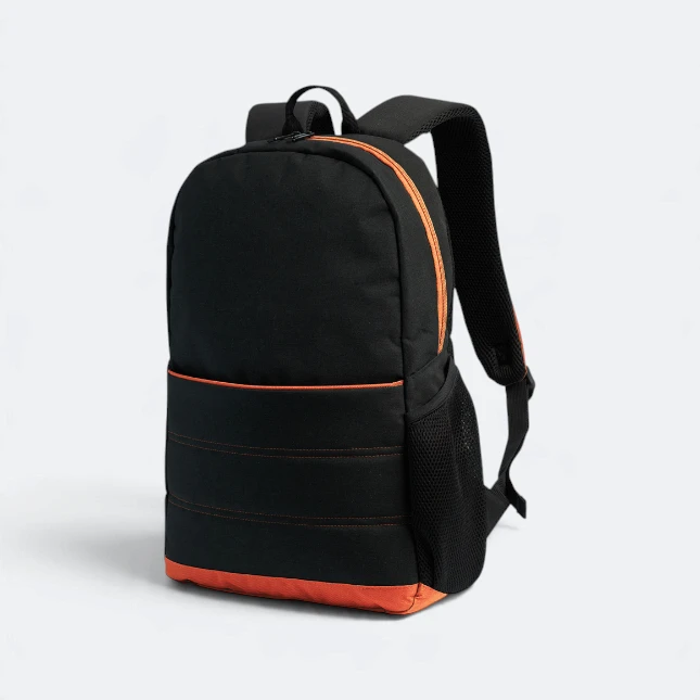GBM9045 Oryxo Laptop Backpack Orange SideView Gbm9045 oryxo laptop backpack orange side view view
