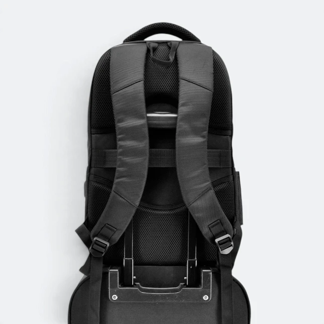 Gbm9046 zelko laptop backpack on trolley view