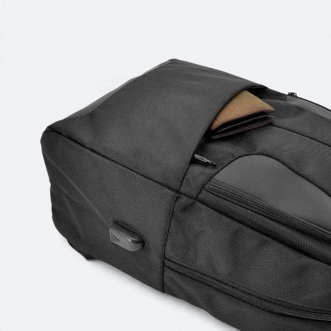 Gbm9046 zelko laptop backpack top pocket view