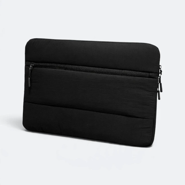 GBM9048 Puffo Laptop Sleeve Black SideView Gbm9048 puffo laptop sleeve black side view view