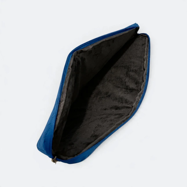GBM9048 Puffo Laptop Sleeve Blue Open Angle Gbm9048 puffo laptop sleeve blue open angle view
