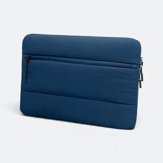 GBM9048 Puffo Laptop Sleeve Blue SideView Gbm9048 puffo laptop sleeve blue side view view