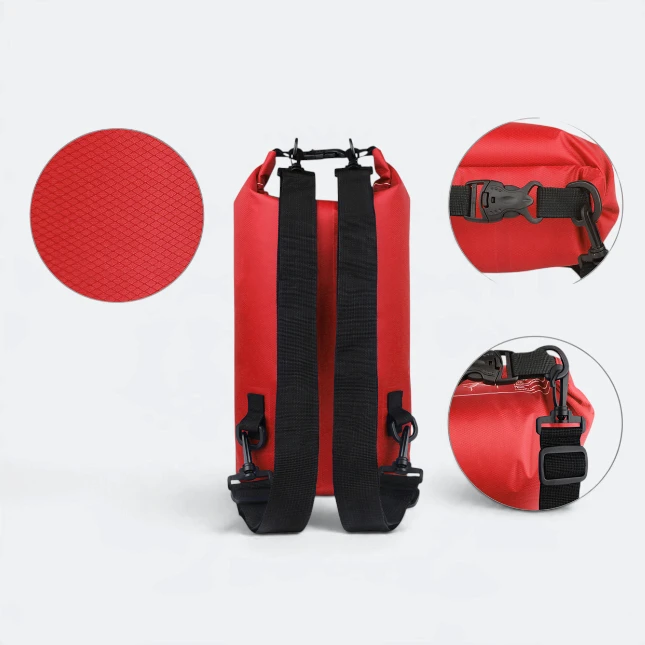 Gih4609 diver 2. 0 waterproof dry bag (10l) straps view