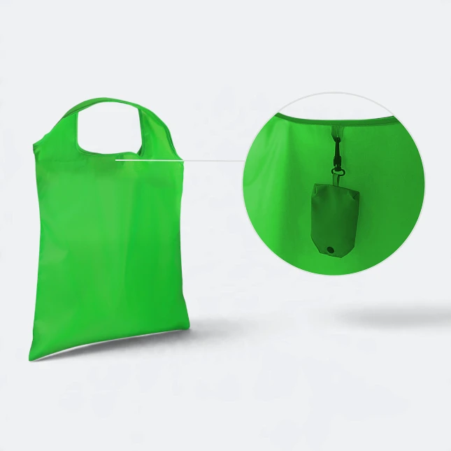GIH4610 ECLIPSE Foldable Shopping Bag Green Pouch Gih4610 eclipse foldable shopping bag green pouch view