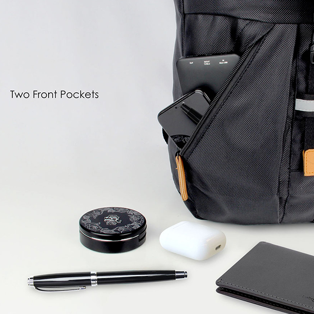 Gih4611 marco backpack front pockets view