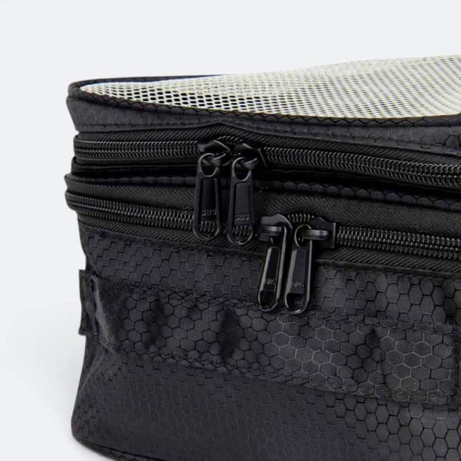 Gih4615 dash triple tier shoe bag zipper view
