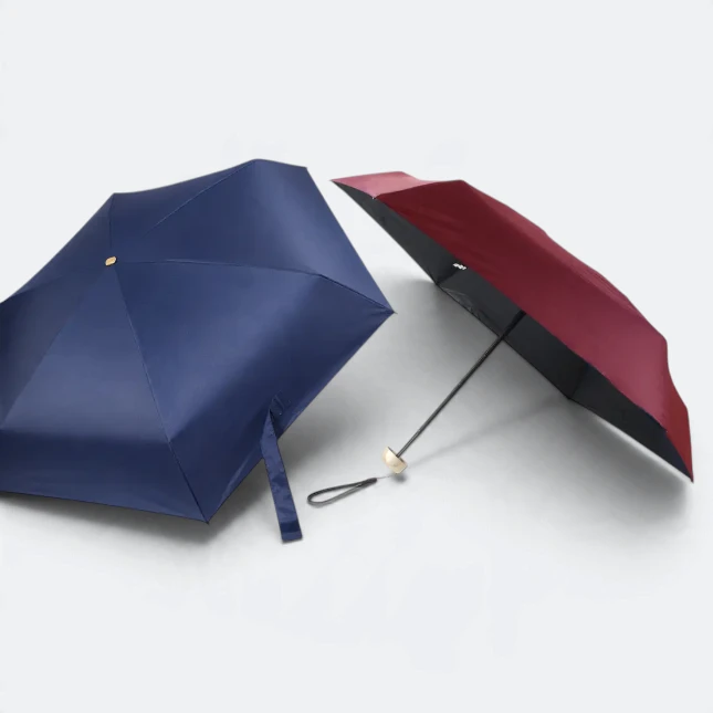 Gih6204 britt 7 inch mini foldable umbrella navy maroon view