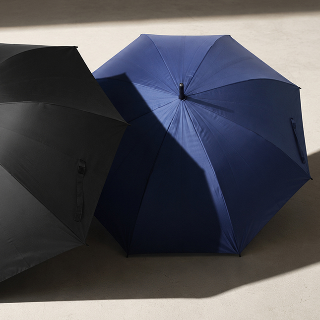 Gih6205 dilly 23 inch j handle umbrella black blue view