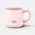 Gmg2180 tyeso vacuum mug with handle pink view, thermal flask corporate gift malaysia with logo printing