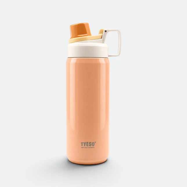 Gmg2181 tyeso vacuum bottle with carry lid orange view, thermal flask corporate gift malaysia with logo printing