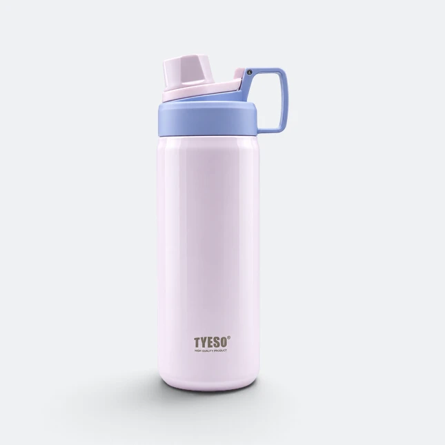 Gmg2181 tyeso vacuum bottle with carry lid purple view, thermal flask corporate gift malaysia with logo printing