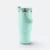 Gmg2183 tyeso vacuum tumbler with straw handle green side view, thermal flask corporate gift malaysia with logo printing