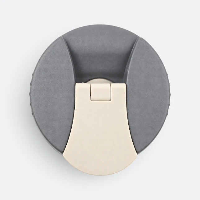 Gmg2185 tyeso slim vacuum flask lid detail view, thermal flask corporate gift malaysia with logo printing