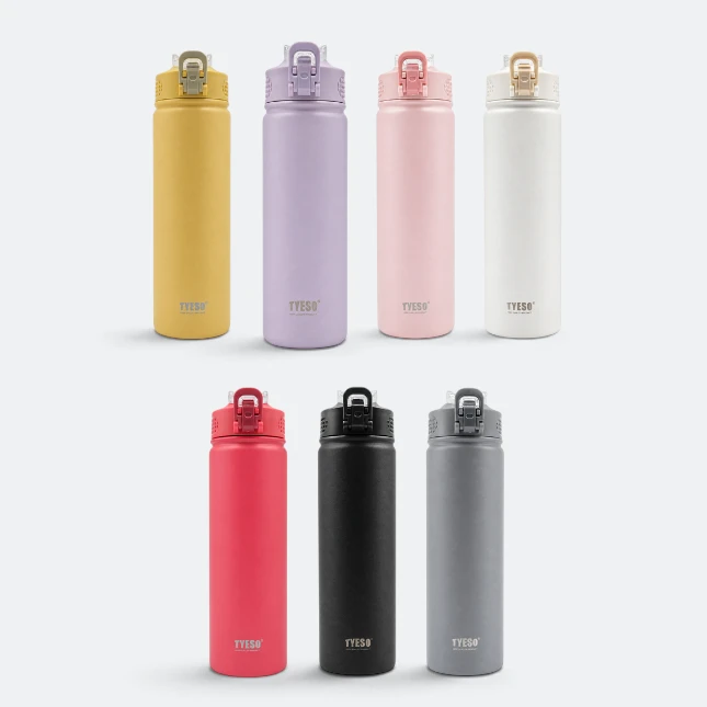 GMG2186 Tyeso Vacuum Bottle with Flip Lock Lid All Colours Gmg2186 tyeso vacuum bottle with flip lock lid all colours view, thermal flask corporate gift malaysia with logo printing