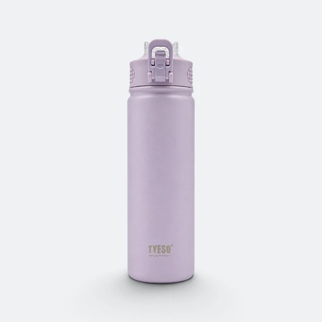 GMG2186 Tyeso Vacuum Bottle with Flip Lock Lid Purple Gmg2186 tyeso vacuum bottle with flip lock lid purple view, thermal flask corporate gift malaysia with logo printing