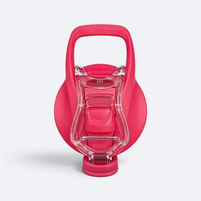 GMG2186 Tyeso Vacuum Bottle with Flip Lock Lid Red Lid Gmg2186 tyeso vacuum bottle with flip lock lid red lid view, thermal flask corporate gift malaysia with logo printing