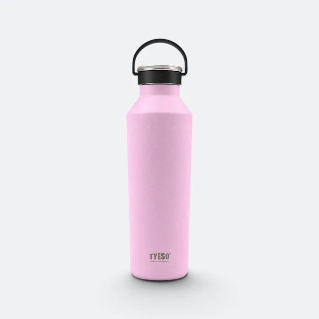 GMG2187 Tyeso Vacuum Bottle with Loop Cap Pink Gmg2187 tyeso vacuum bottle with loop cap pink view, thermal flask corporate gift malaysia with logo printing