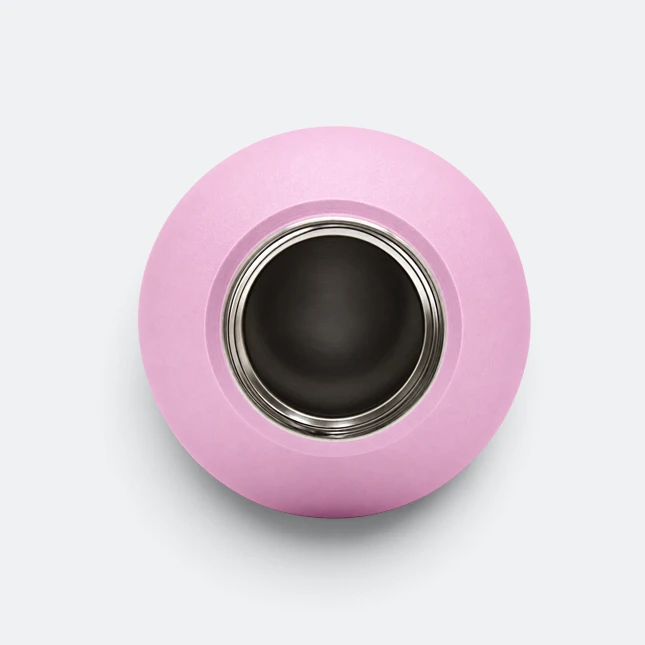 GMG2187 Tyeso Vacuum Bottle with Loop Cap Pink Base Gmg2187 tyeso vacuum bottle with loop cap pink base view, thermal flask corporate gift malaysia with logo printing