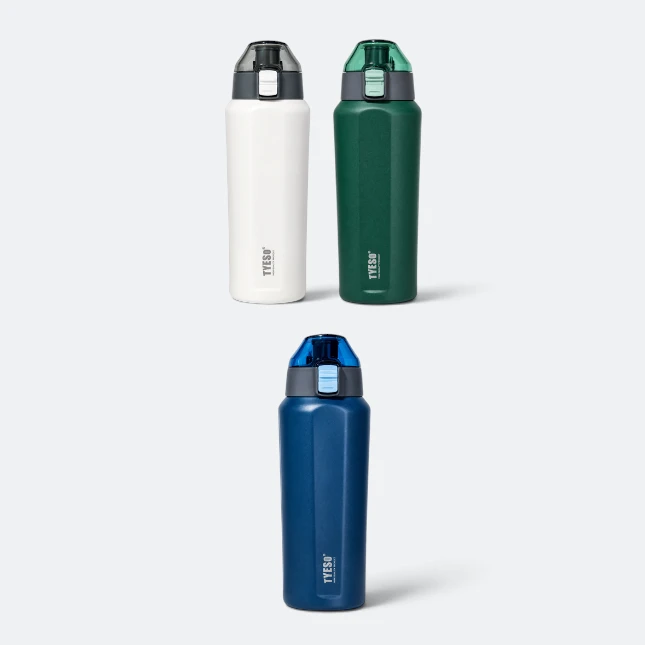 Gmg2189 tyeso vacuum sport bottle with flip cap all colours view, thermal flask corporate gift malaysia with logo printing