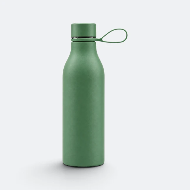 GMG2192 Ringo Matte Vacuum Flask with Loop Lid Apple Green Gmg2192 ringo matte vacuum flask with loop lid apple green view, thermal flask corporate gift malaysia with logo printing