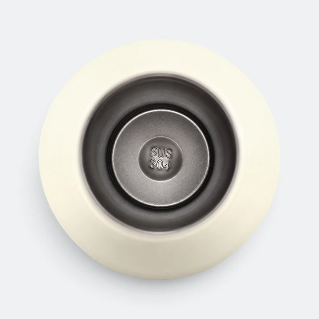 GMG2193 Cone Matte Vacuum Flask Beige Base Gmg2193 cone matte vacuum flask beige base view, thermal flask corporate gift malaysia with logo printing