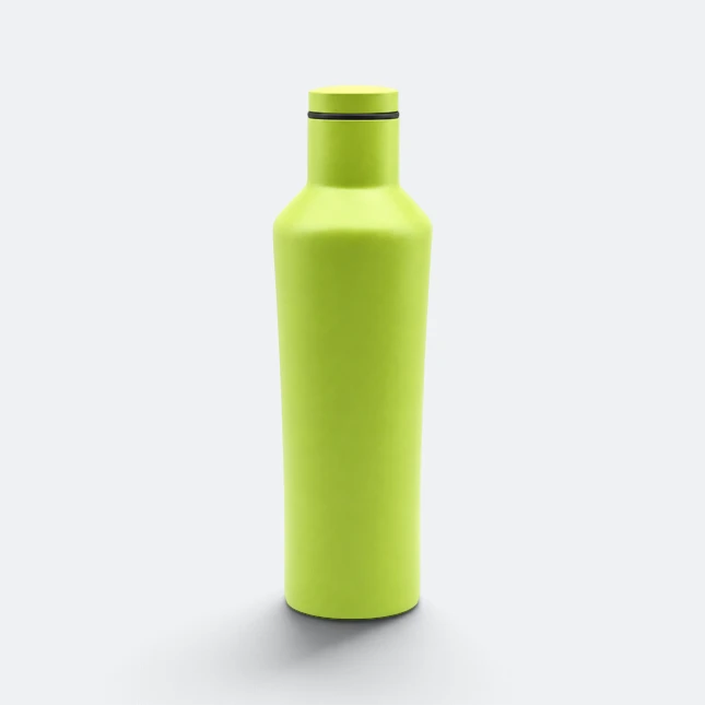 GMG2193 Cone Matte Vacuum Flask Apple Green Gmg2193 cone matte vacuum flask apple green view, thermal flask corporate gift malaysia with logo printing