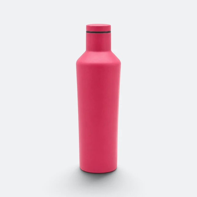 GMG2193 Cone Matte Vacuum Flask Red Gmg2193 cone matte vacuum flask red view, thermal flask corporate gift malaysia with logo printing
