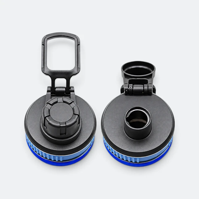 Gmg2195 trekka vacuum flask with carry handle lids view, thermal flask corporate gift malaysia with logo printing
