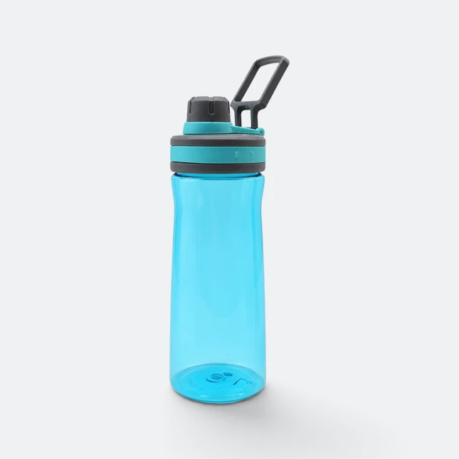 Gmg2197 rio polycarbonate sport bottle with loop sea blue view, sports bottle corporate gift malaysia with logo printing