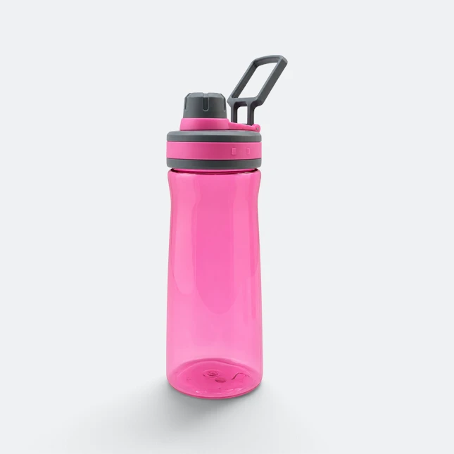 Gmg2197 rio polycarbonate sport bottle with loop pink view, sports bottle corporate gift malaysia with logo printing