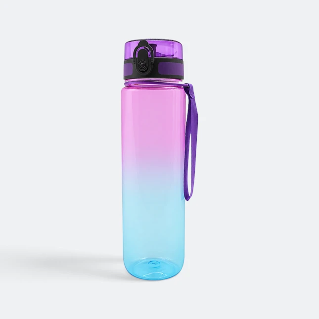 Gmg2198 ombre polycarbonate sport bottle purple view, sports bottle corporate gift malaysia with logo printing