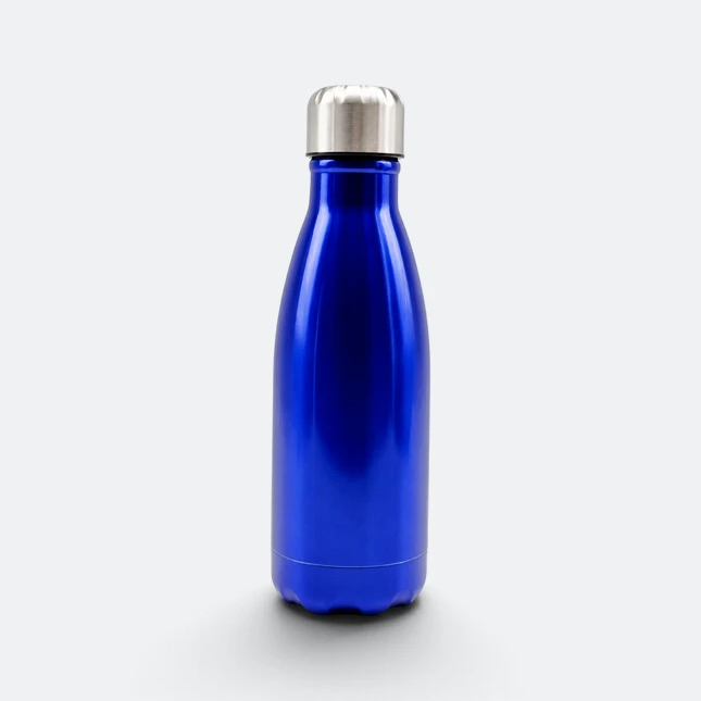 Gmg2199 cola single wall stainless steel bottle royal blue view, sports bottle corporate gift malaysia with logo printing