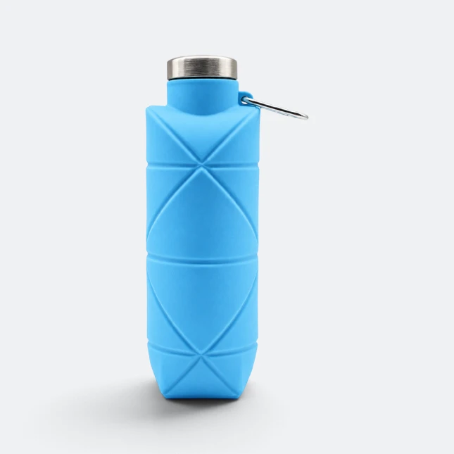 GMG2200 Bendy Silicone Foldable Bottle Royal Blue Gmg2200 bendy silicone foldable bottle royal blue view, sports bottle corporate gift malaysia with logo printing