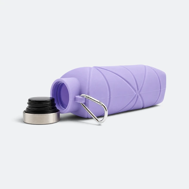 GMG2200 Bendy Silicone Foldable Bottle Purple Parts Gmg2200 bendy silicone foldable bottle purple parts view, sports bottle corporate gift malaysia with logo printing
