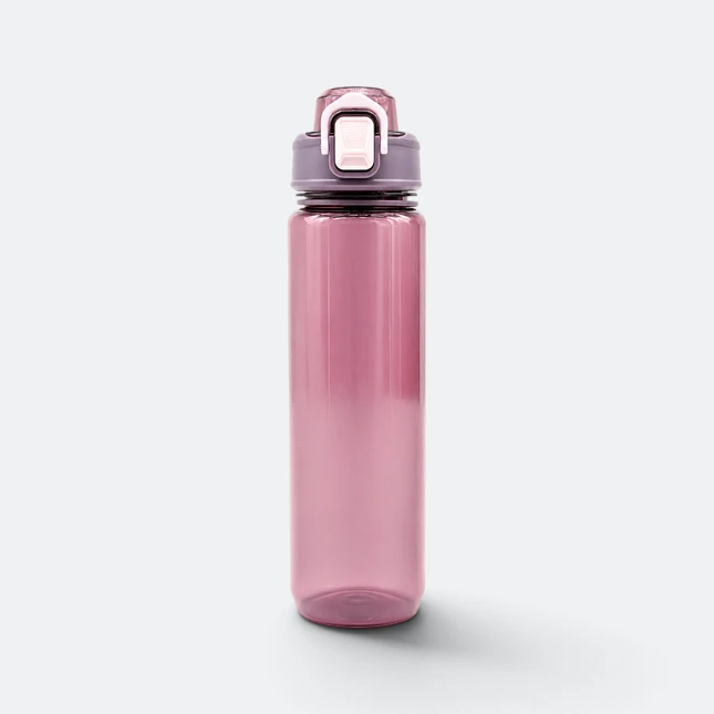 Gmg2202 flipper tritan bpa free bottle pink side view, sports bottle corporate gift malaysia with logo printing