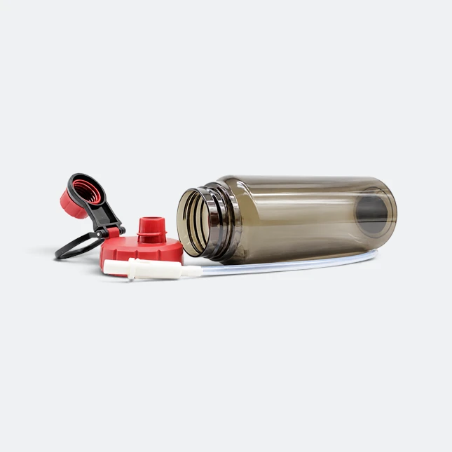 Gmg2203 grippo tritan bpa free bottle grey parts view, sports bottle corporate gift malaysia with logo printing