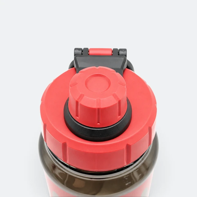 Gmg2203 grippo tritan bpa free bottle maroon lid top view, sports bottle corporate gift malaysia with logo printing