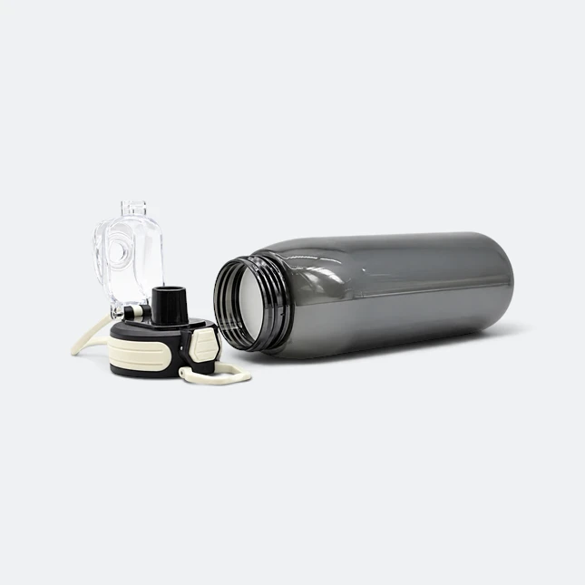 Gmg2204 locko tritan bpa free bottle grey parts view, sports bottle corporate gift malaysia with logo printing