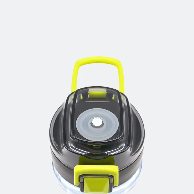 Gmg2205 traila tritan bpa free bottle green lid top view, sports bottle corporate gift malaysia with logo printing