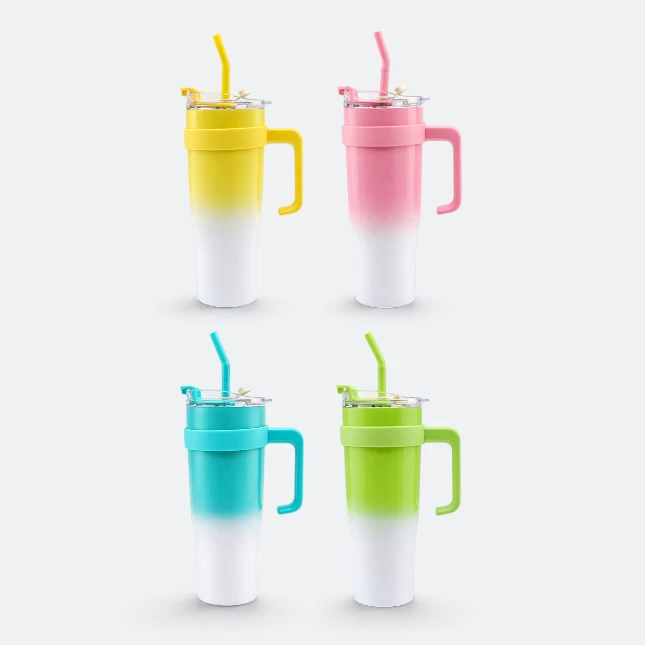 GMG2207 Venti Vacuum Tumbler with Handle and Straw All Colours Gmg2207 venti vacuum tumbler with handle and straw all colours view, thermal flask corporate gift malaysia with logo printing