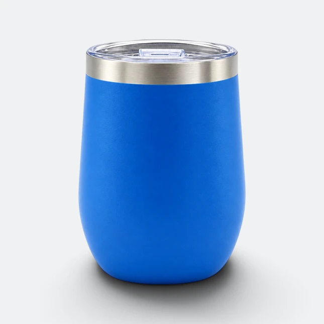 Gmg2208 eggo stainless steel wine tumbler sea blue view, thermal flask corporate gift malaysia with logo printing