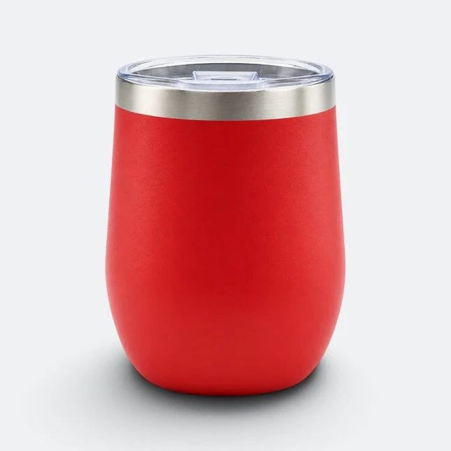 Gmg2208 eggo stainless steel wine tumbler red view, thermal flask corporate gift malaysia with logo printing