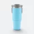 Gmg2210 tallo vacuum tumbler with carry handle sea blue side view, thermal flask corporate gift malaysia with logo printing