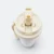 Gmg2212 latte double wall auto mug with strap beige lid side view, thermal flask corporate gift malaysia with logo printing