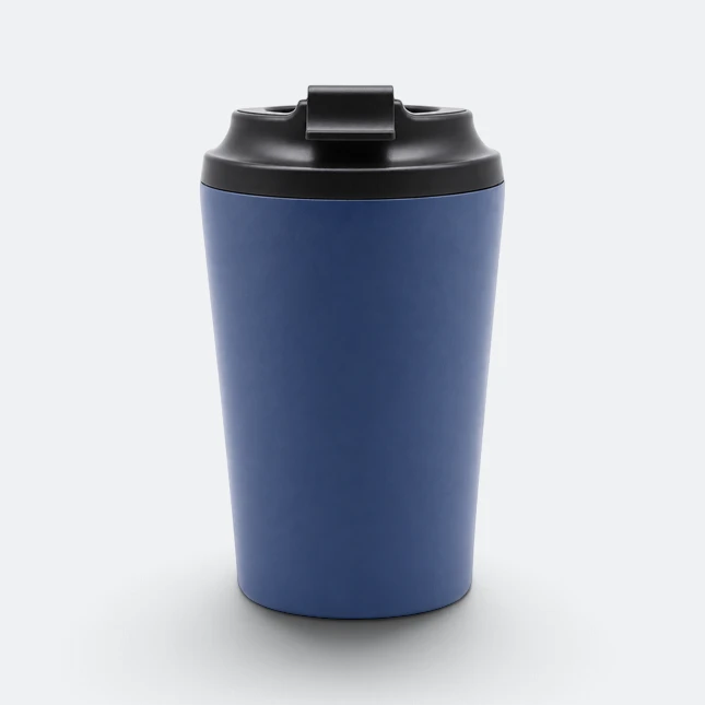 GMG2218 Barista Vacuum Coffee Tumbler Navy Blue Gmg2218 barista vacuum coffee tumbler navy blue view, thermal flask corporate gift malaysia with logo printing