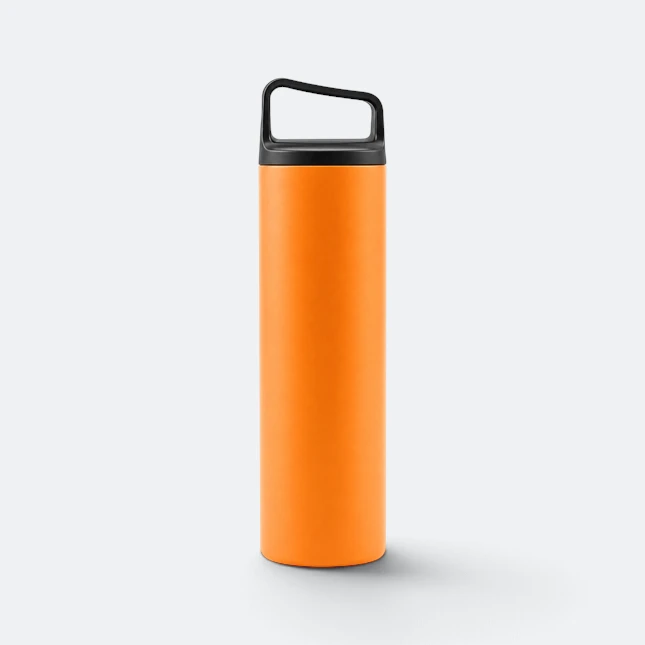 GMG2220 Slender Vacuum Tumbler with Loop Lid Orange Gmg2220 slender vacuum tumbler with loop lid orange view, thermal flask corporate gift malaysia with logo printing