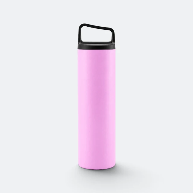 GMG2220 Slender Vacuum Tumbler with Loop Lid Pink Gmg2220 slender vacuum tumbler with loop lid pink view, thermal flask corporate gift malaysia with logo printing