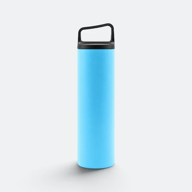 GMG2220 Slender Vacuum Tumbler with Loop Lid Sea Blue Gmg2220 slender vacuum tumbler with loop lid sea blue view, thermal flask corporate gift malaysia with logo printing